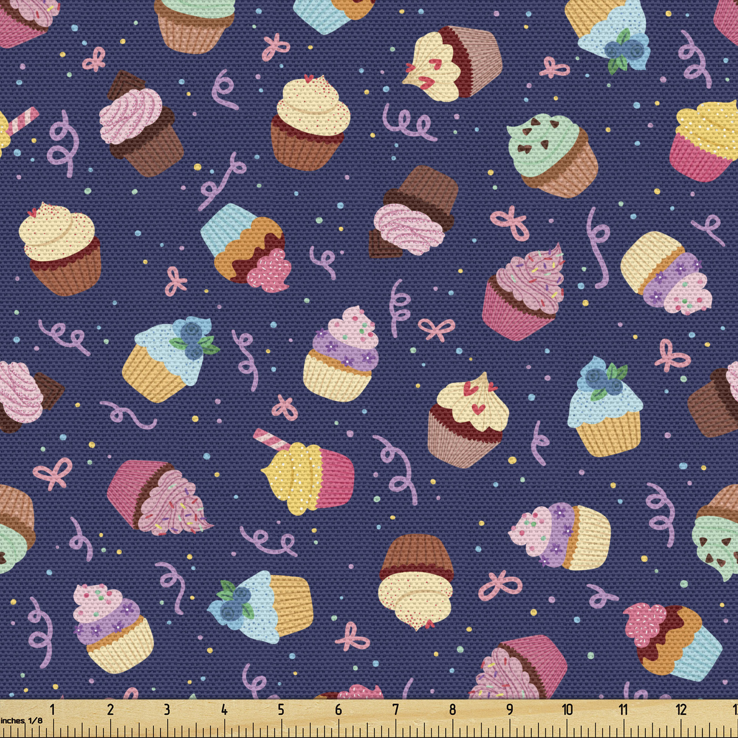 Soft Polyester Fabric by the Yard Decorative Upholstery Home Accents Ambesonne - Picture 109 of 164