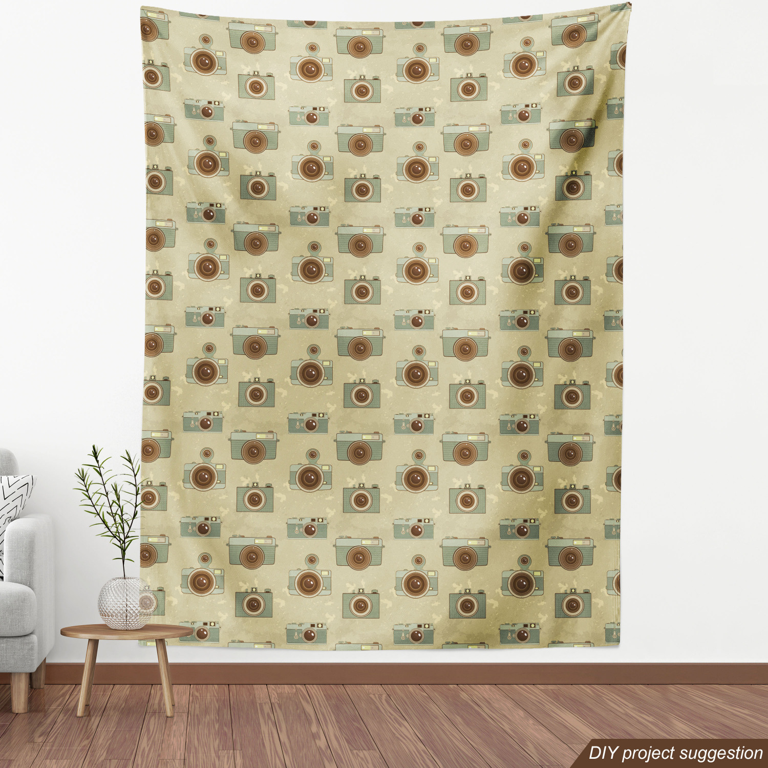 Soft Polyester Fabric by the Yard Decorative Upholstery Home Accents Ambesonne - Picture 92 of 164