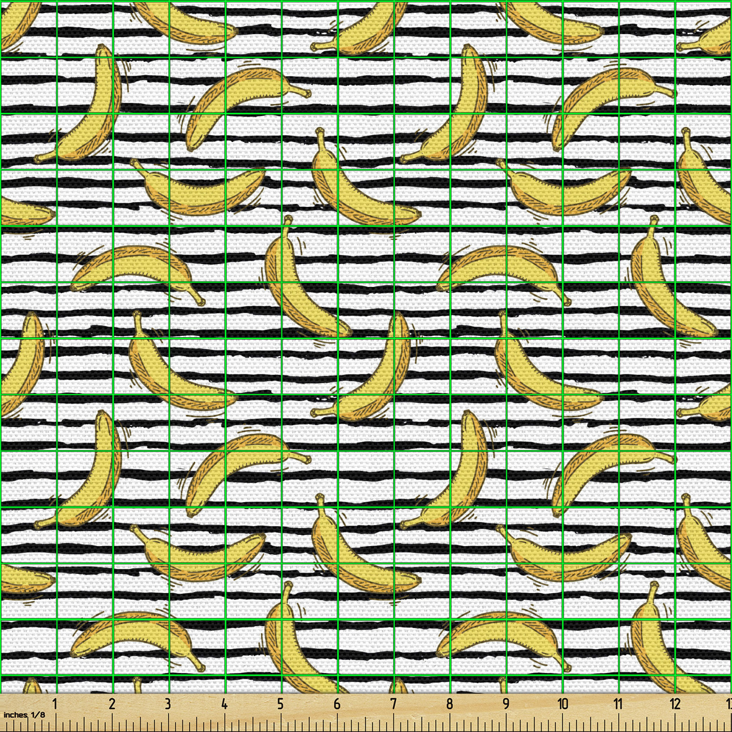Soft Polyester Fabric by the Yard Decorative Upholstery Home Accents Ambesonne - Picture 18 of 164