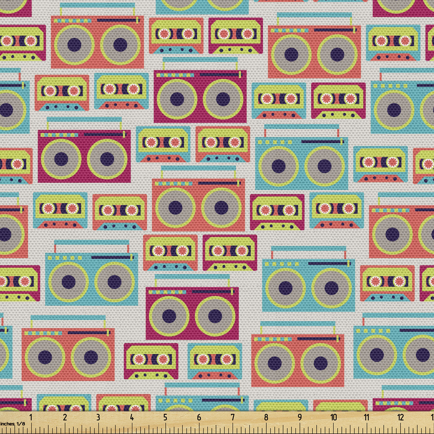 Soft Polyester Fabric by the Yard Decorative Upholstery Home Accents Ambesonne - Picture 129 of 164