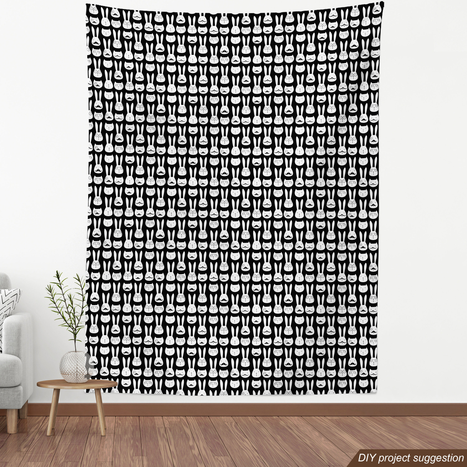 Soft Polyester Fabric by the Yard Decorative Upholstery Home Accents Ambesonne - Picture 80 of 164