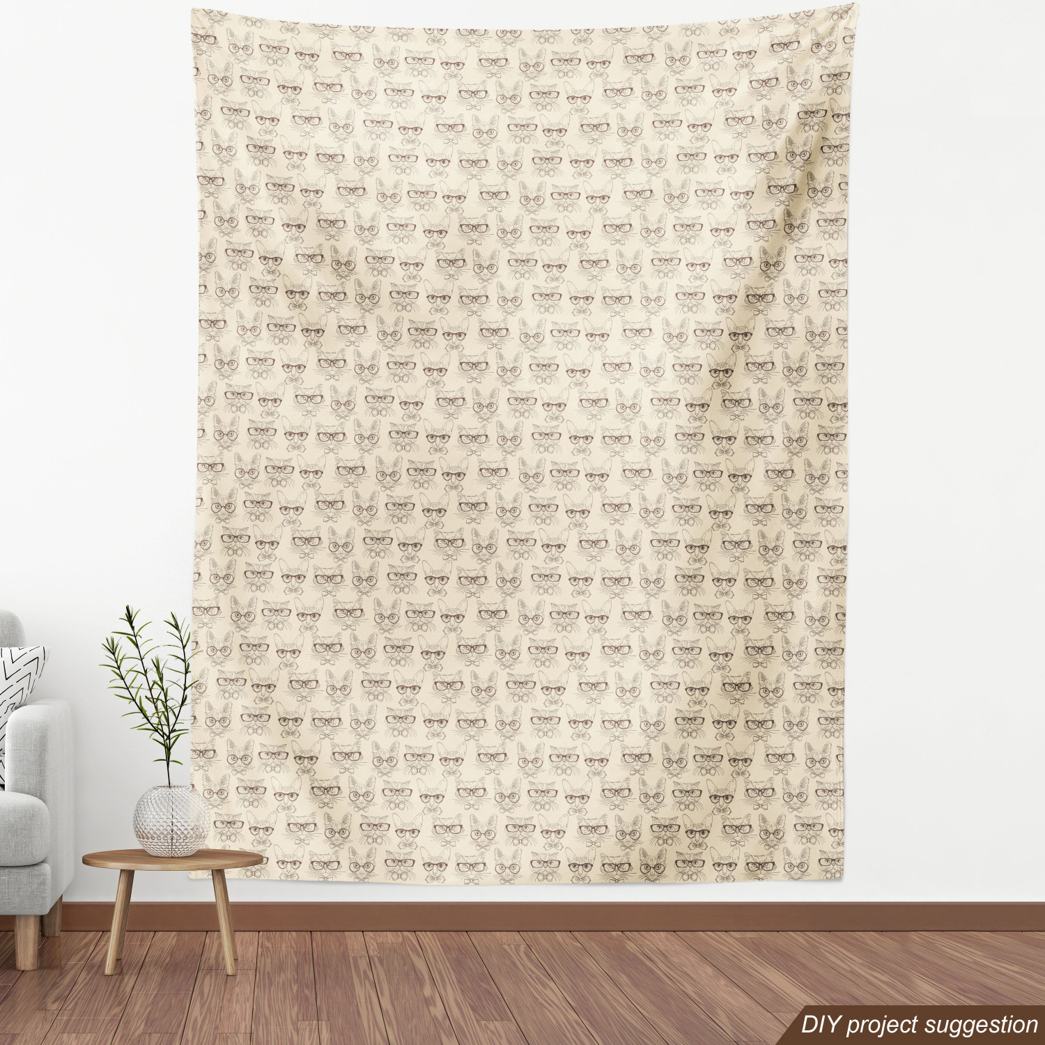 Soft Polyester Fabric by the Yard Decorative Upholstery Home Accents Ambesonne - Picture 28 of 164