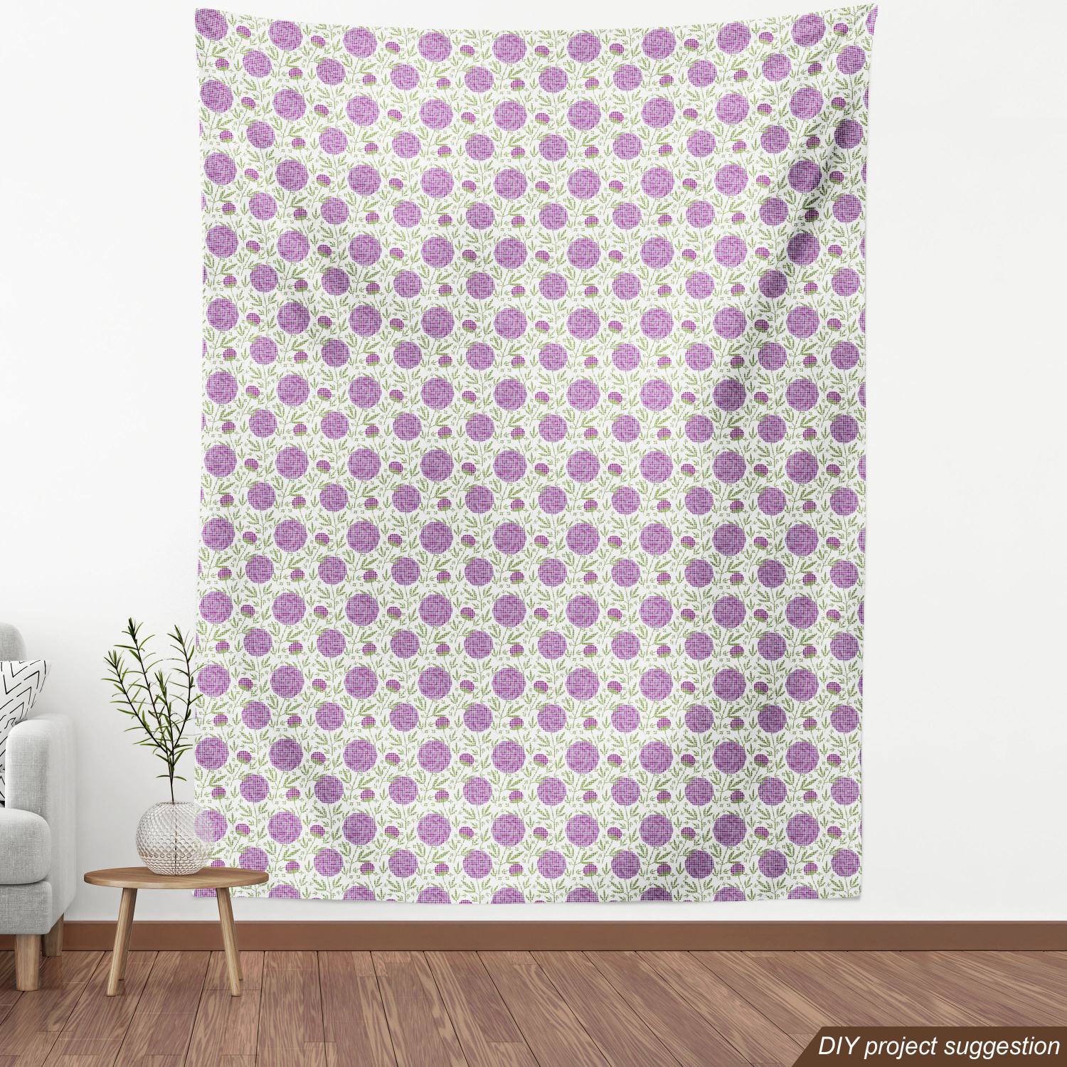 Soft Polyester Fabric by the Yard Decorative Upholstery Home Accents Ambesonne - Picture 52 of 164