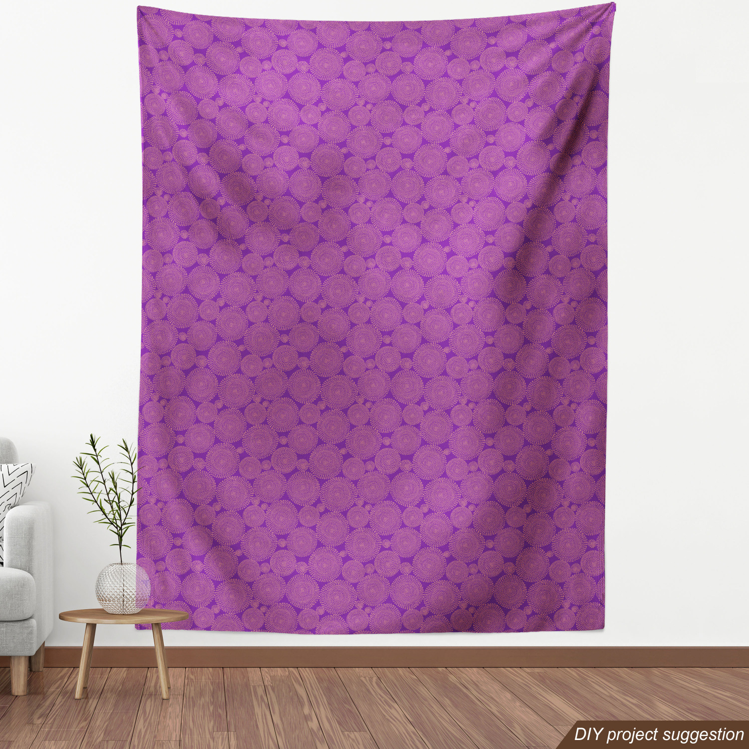 Soft Polyester Fabric by the Yard Decorative Upholstery Home Accents Ambesonne - Picture 40 of 164