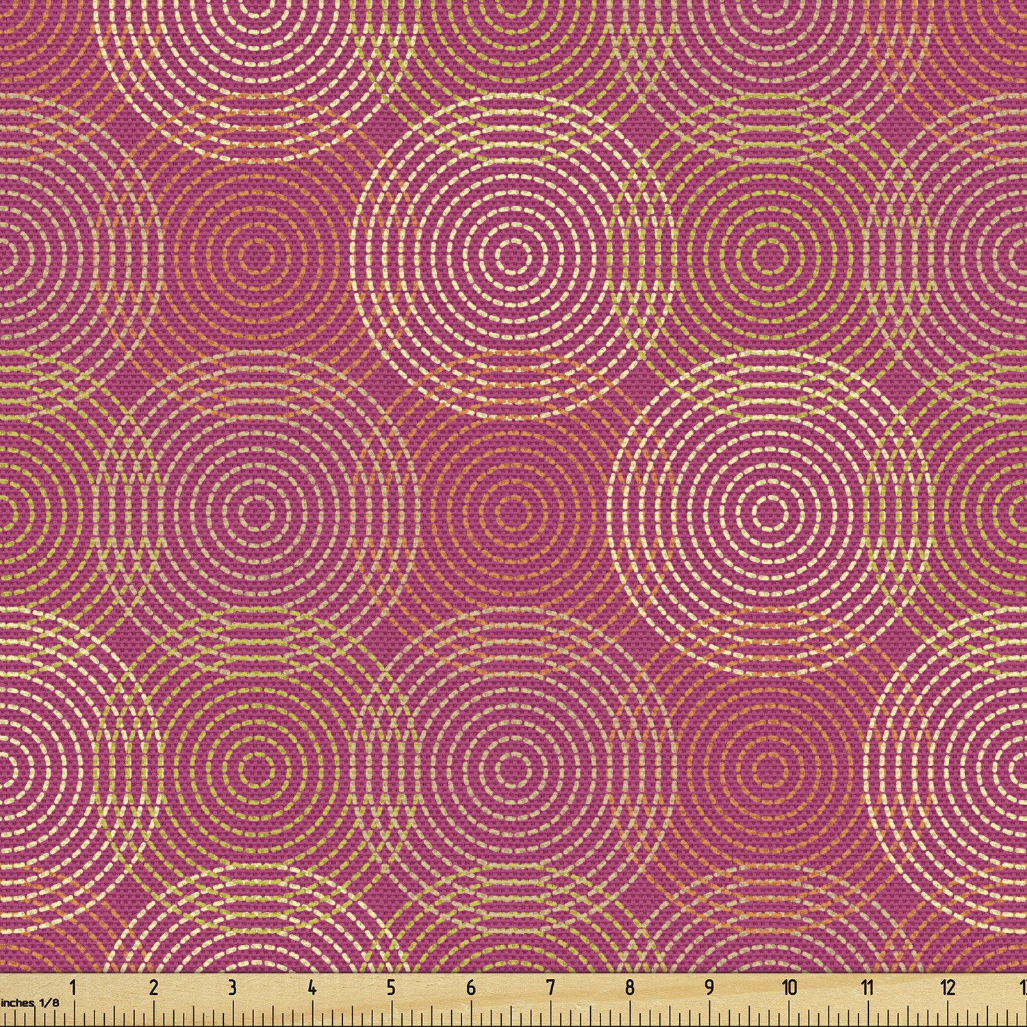 Soft Polyester Fabric by the Yard Decorative Upholstery Home Accents Ambesonne - Picture 21 of 164