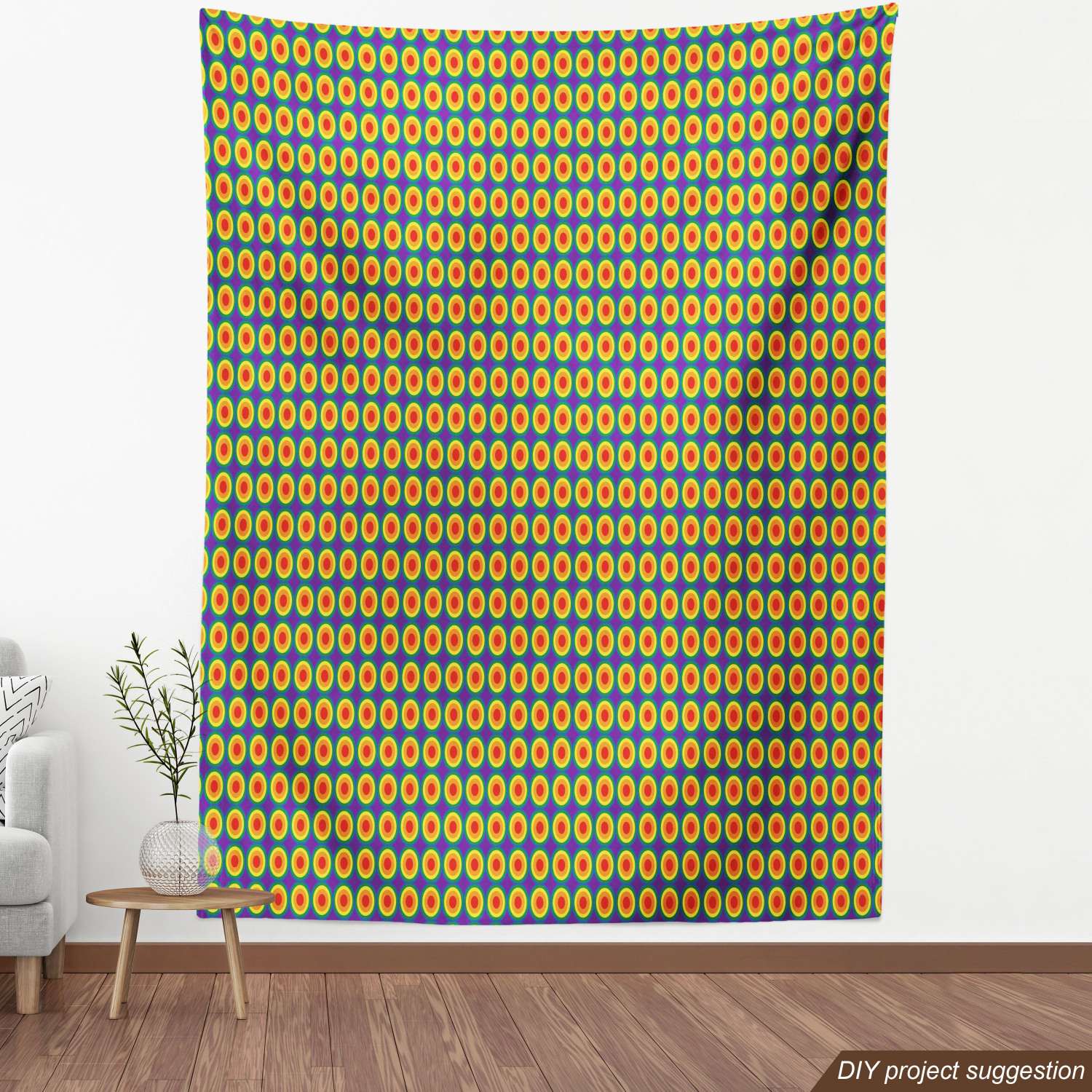 Soft Polyester Fabric by the Yard Decorative Upholstery Home Accents Ambesonne - Picture 36 of 164