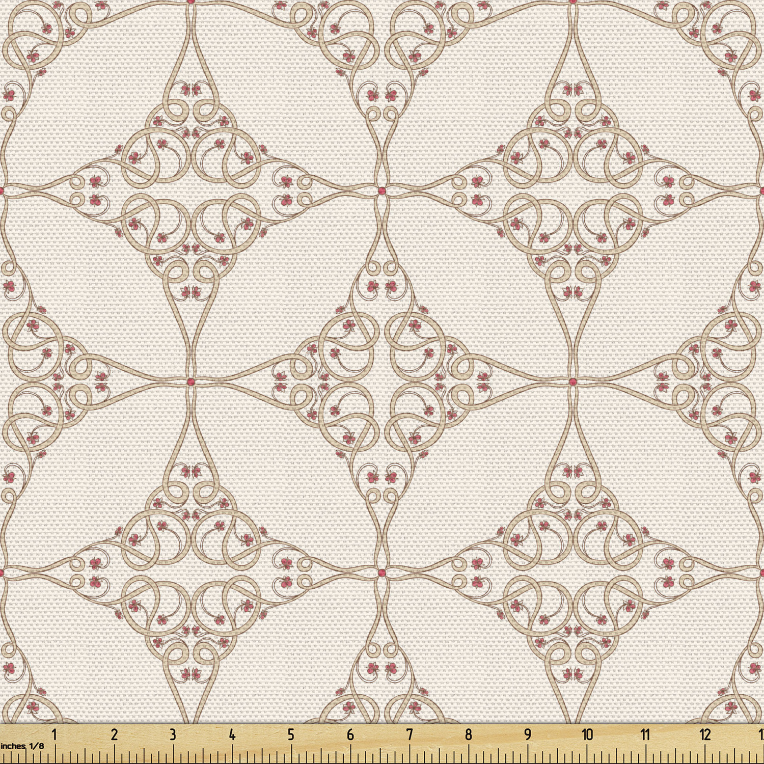 Ambesonne Decorative Soft Polyester Fabric by the Yard Upholstery Home Accents - Picture 101 of 160