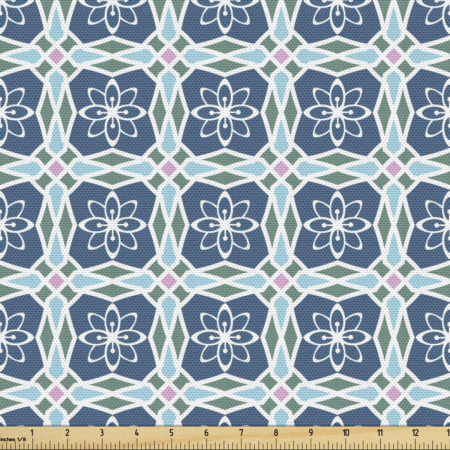 Ambesonne Decorative Soft Polyester Fabric by the Yard Upholstery Home Accents - Picture 53 of 160