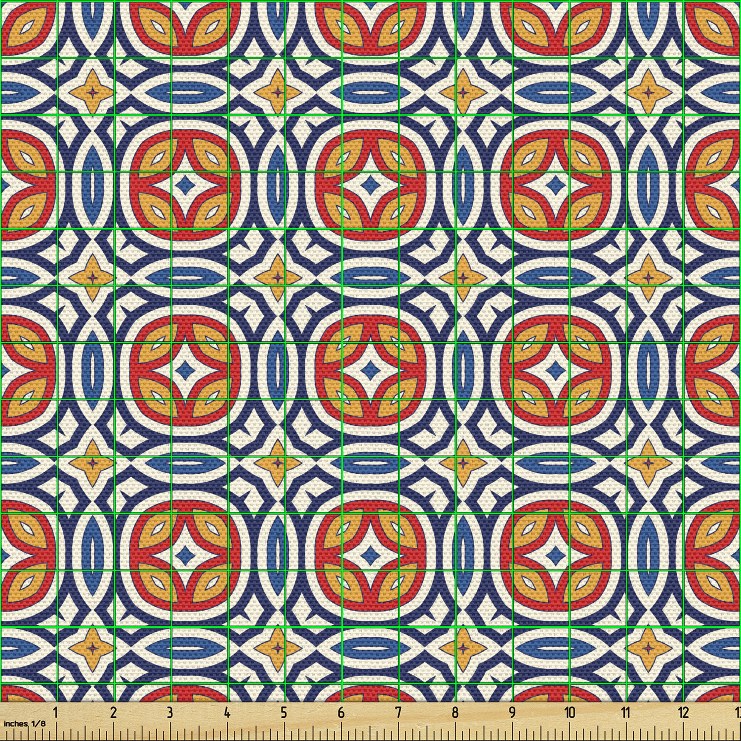 Ambesonne Decorative Soft Polyester Fabric by the Yard Upholstery Home Accents - Picture 74 of 160