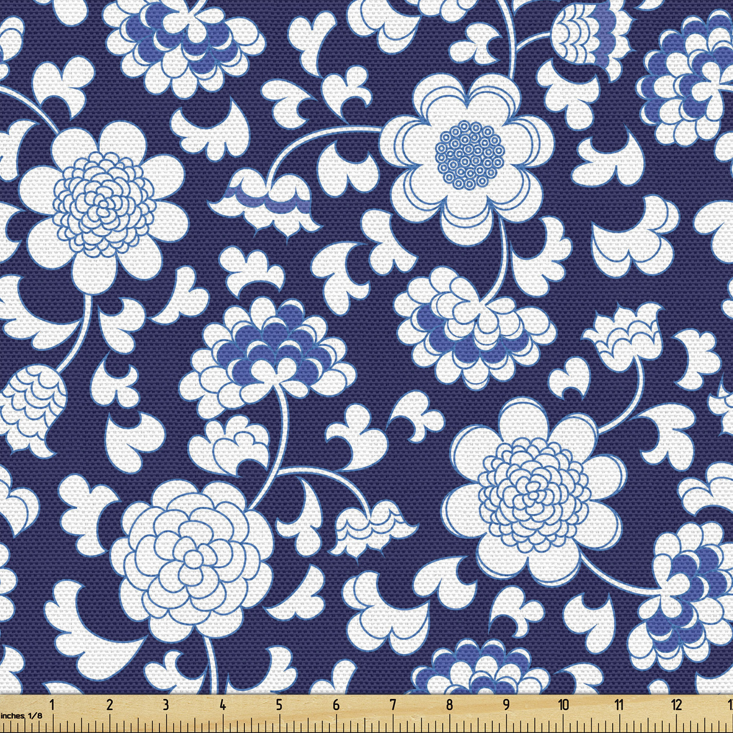 Ambesonne Decorative Soft Polyester Fabric by the Yard Upholstery Home Accents - Picture 17 of 160