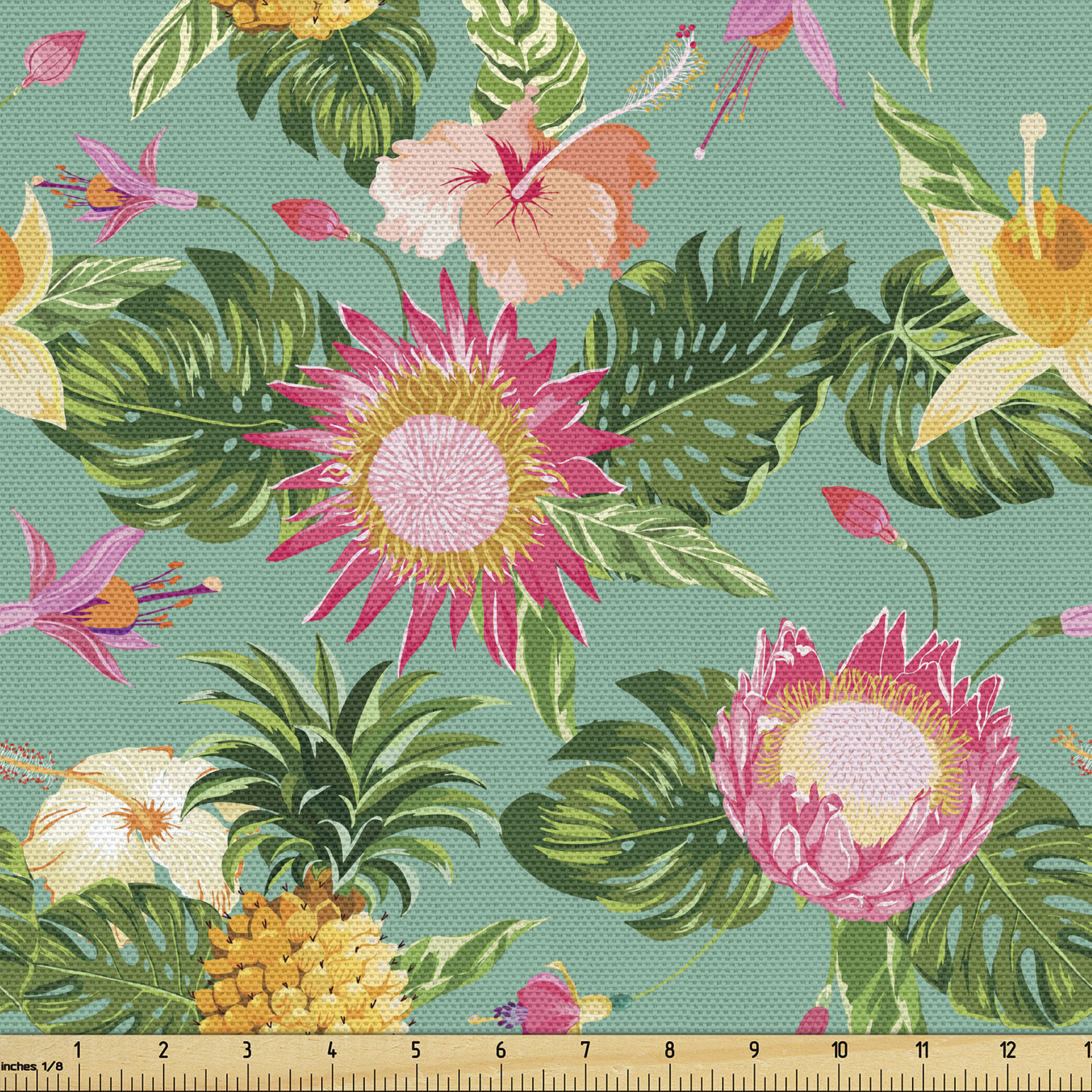 Ambesonne Decorative Soft Polyester Fabric by the Yard Upholstery Home Accents - Picture 153 of 160