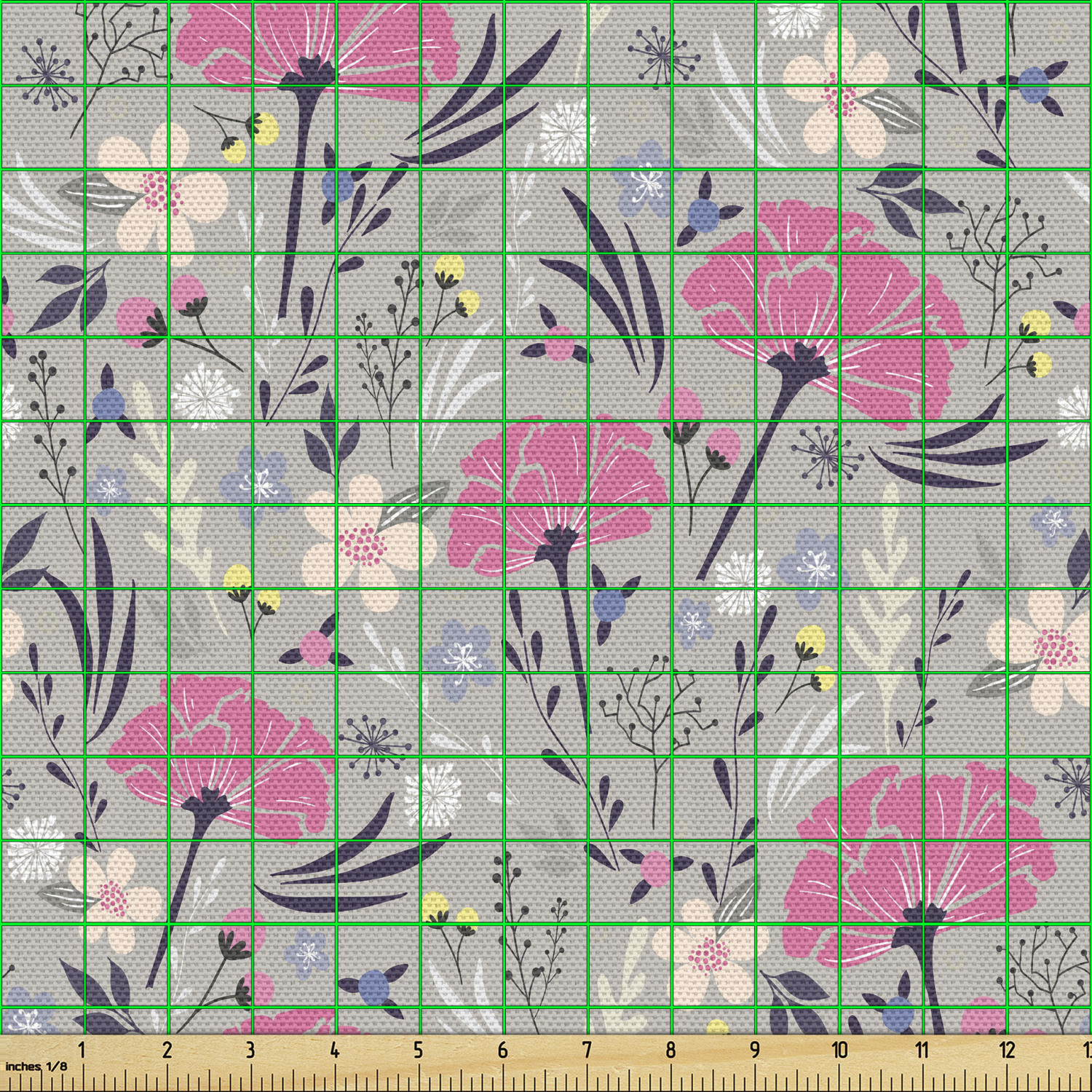 Ambesonne Decorative Soft Polyester Fabric by the Yard Upholstery Home Accents - Picture 114 of 160