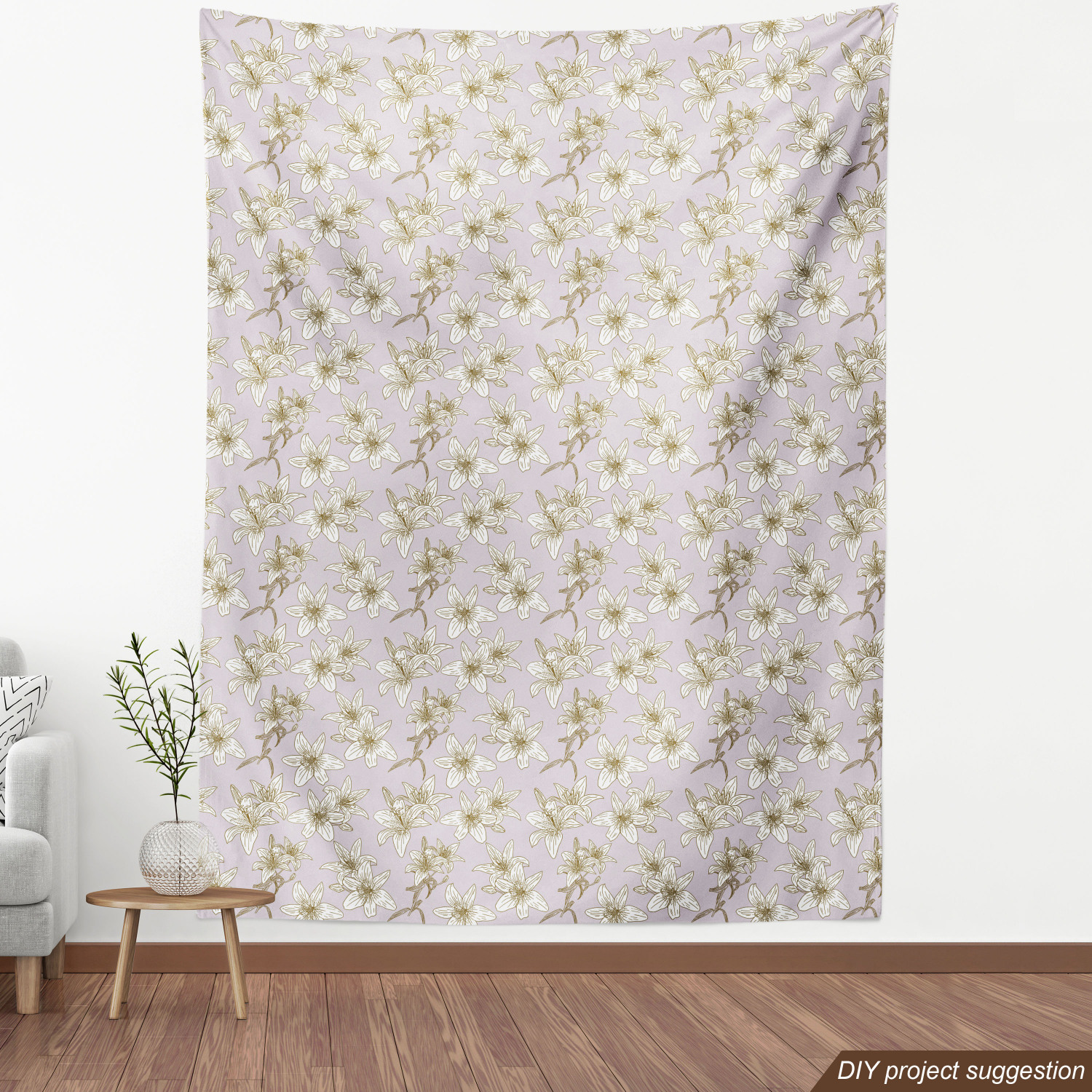 Ambesonne Decorative Soft Polyester Fabric by the Yard Upholstery Home Accents - Picture 60 of 160