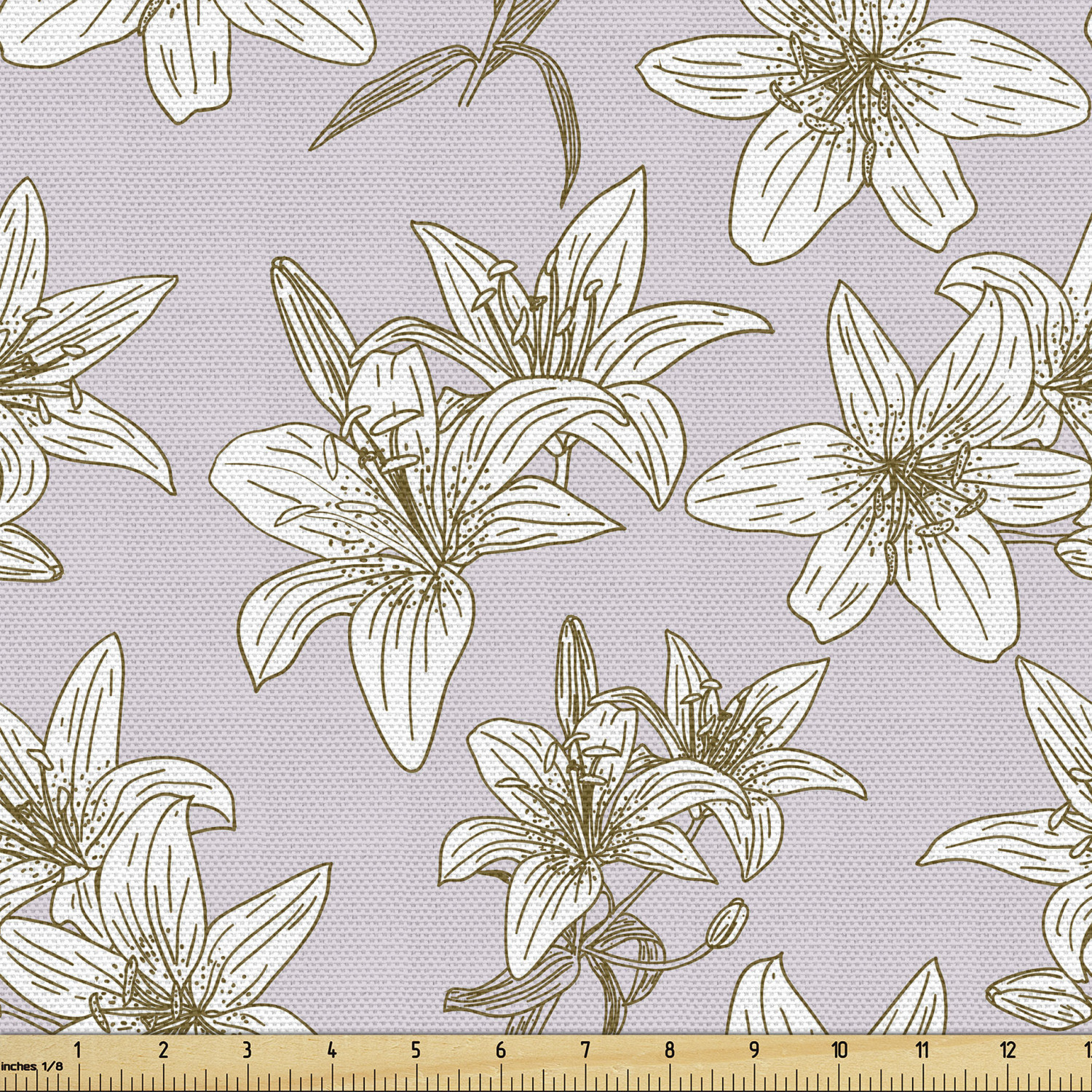 Ambesonne Decorative Soft Polyester Fabric by the Yard Upholstery Home Accents - Picture 57 of 160