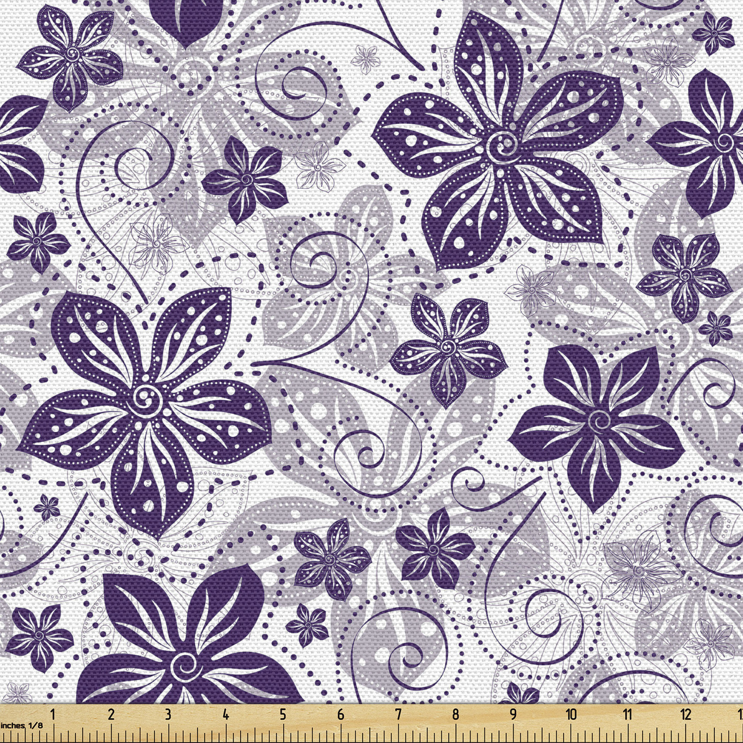 Ambesonne Decorative Soft Polyester Fabric by the Yard Upholstery Home Accents - Picture 105 of 160
