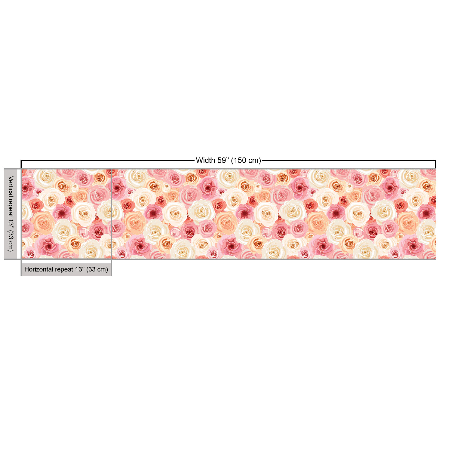 Ambesonne Rose Fabric by the Yard Decorative Upholstery Home Accents - Picture 91 of 164