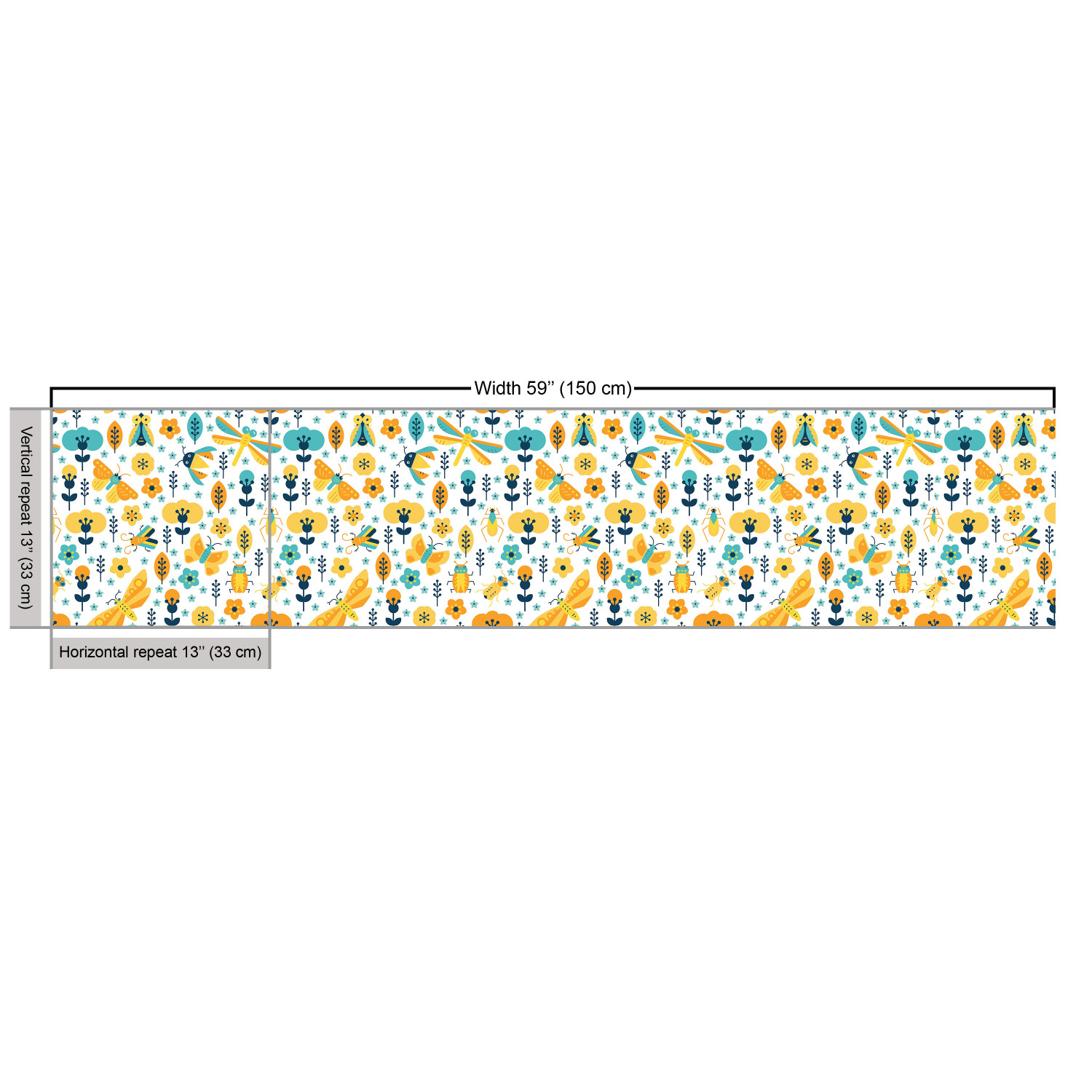 Ambesonne Spring Fabric by the Yard Decorative Upholstery Home Accents - Picture 51 of 164