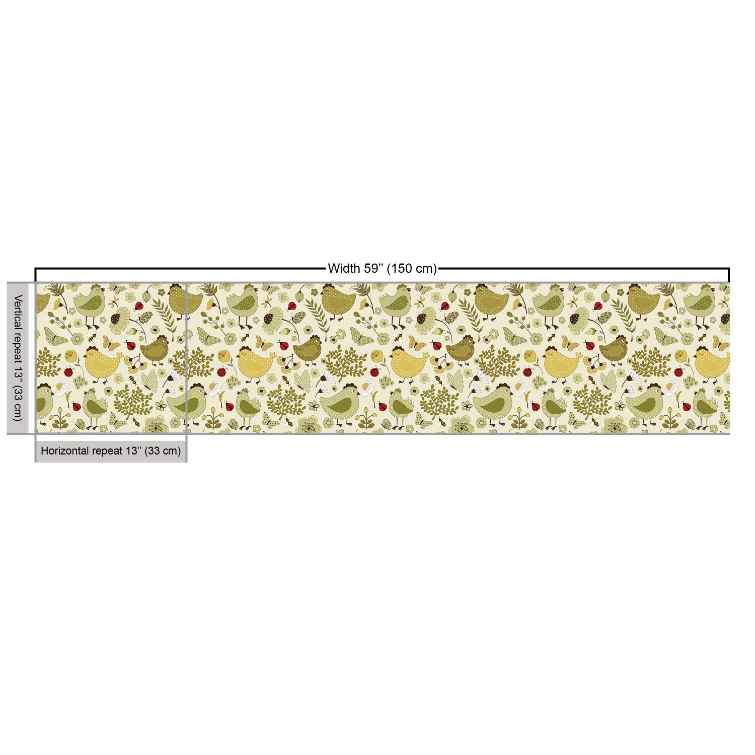 Ambesonne Spring Fabric by the Yard Decorative Upholstery Home Accents - Picture 15 of 164