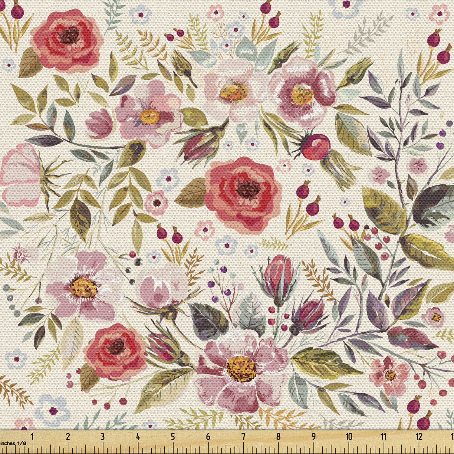 Ambesonne Spring Fabric by the Yard Decorative Upholstery Home Accents - Picture 113 of 164