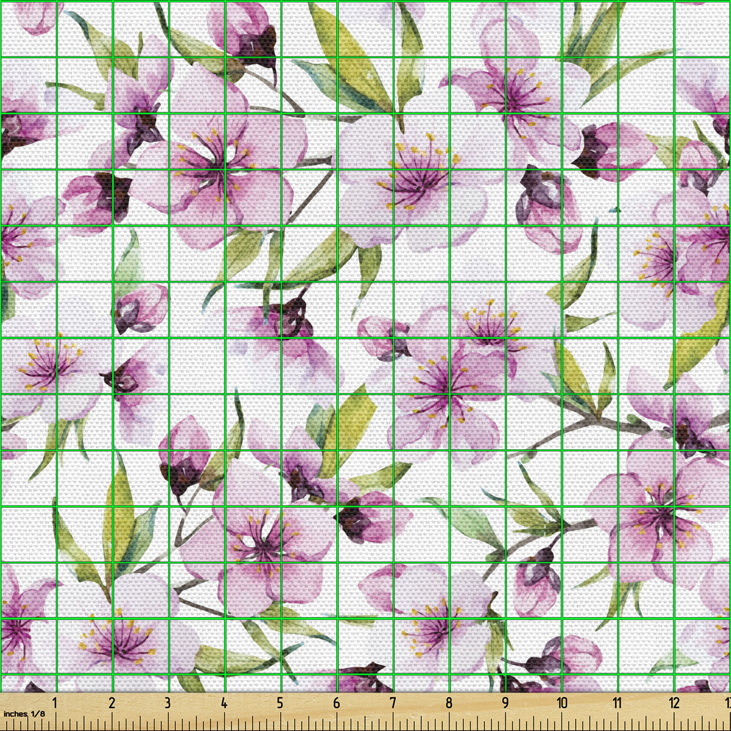 Ambesonne Spring Fabric by the Yard Decorative Upholstery Home Accents - Picture 6 of 164