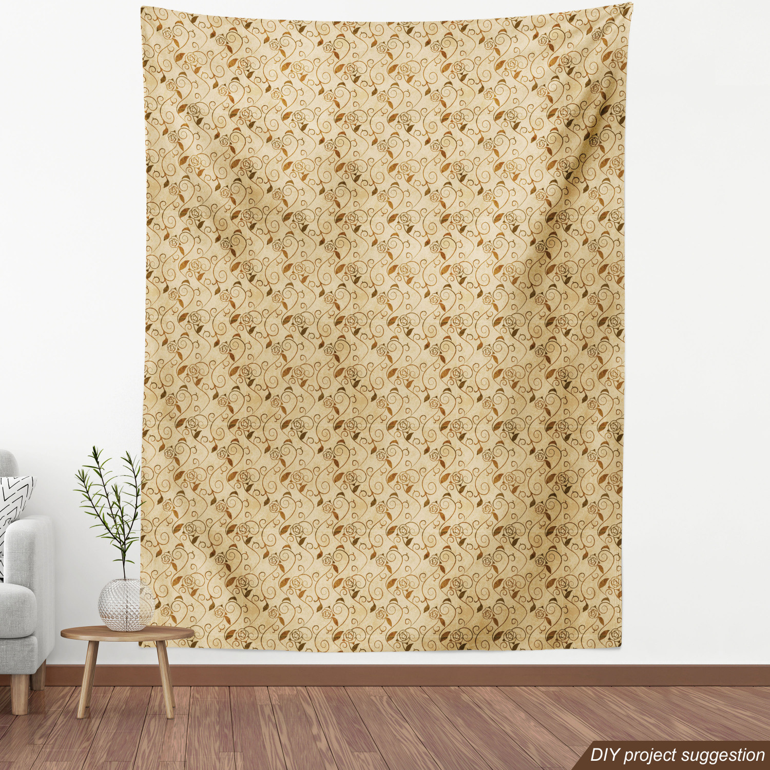 Ambesonne Rose Fabric by the Yard Decorative Upholstery Home Accents - Picture 12 of 164