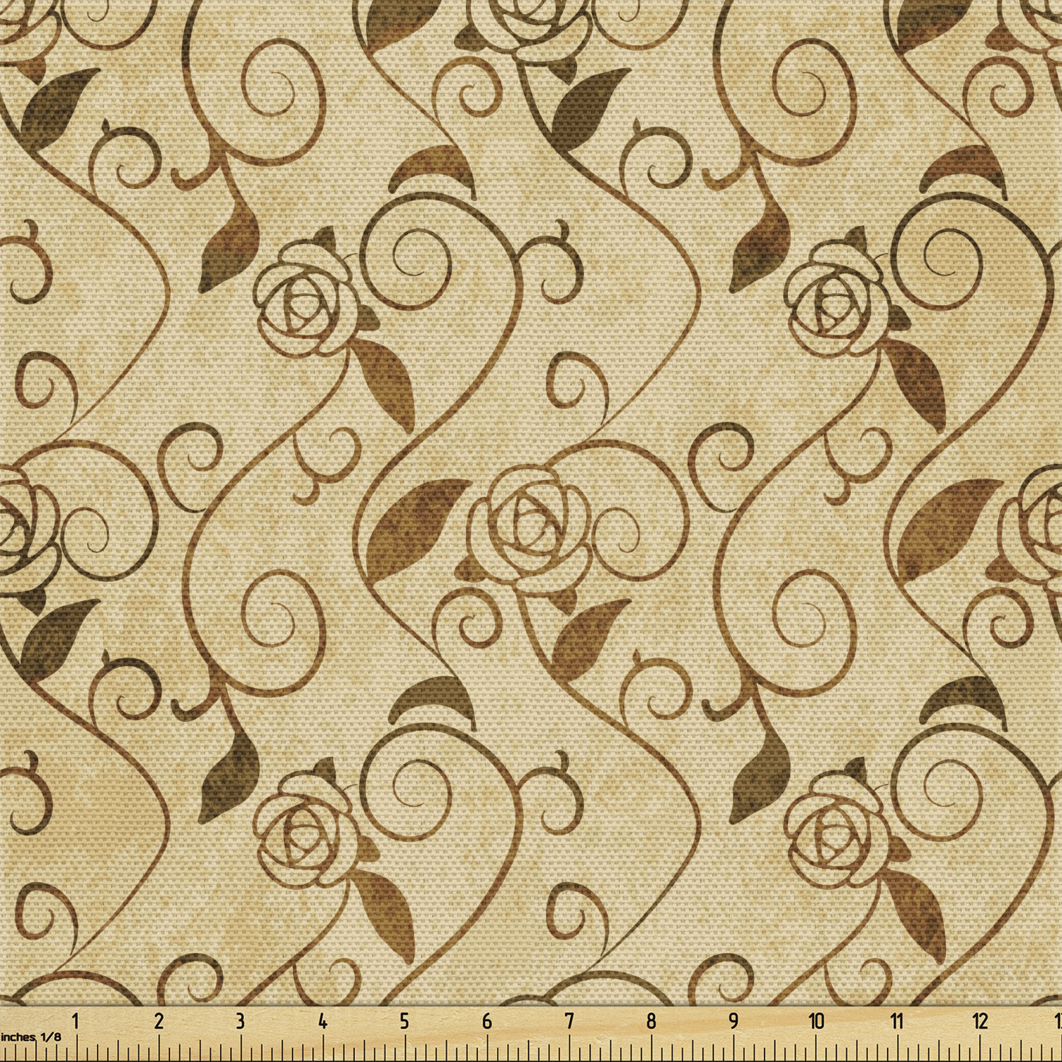 Ambesonne Rose Fabric by the Yard Decorative Upholstery Home Accents - Picture 9 of 164