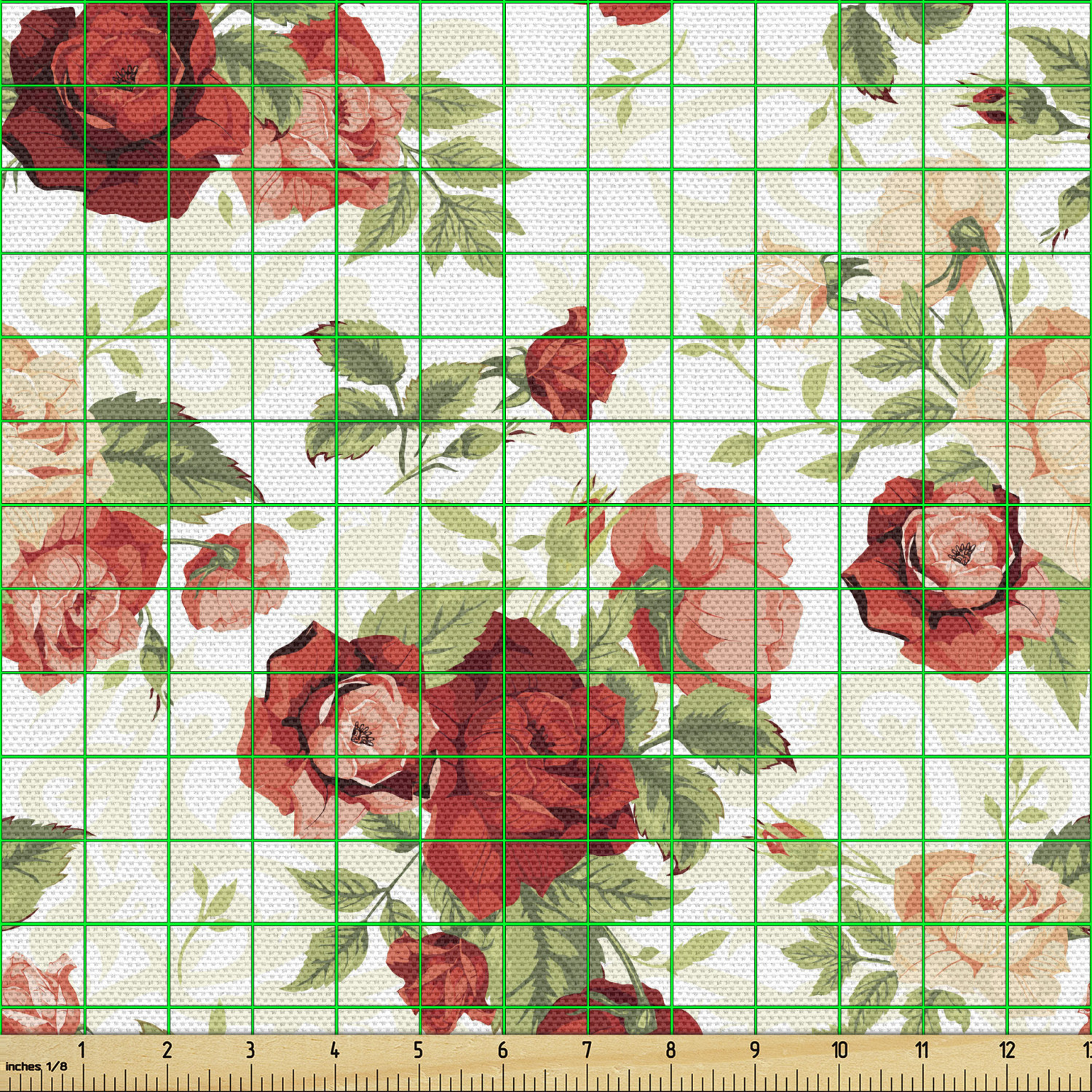 Ambesonne Rose Fabric by the Yard Decorative Upholstery Home Accents - Picture 102 of 164