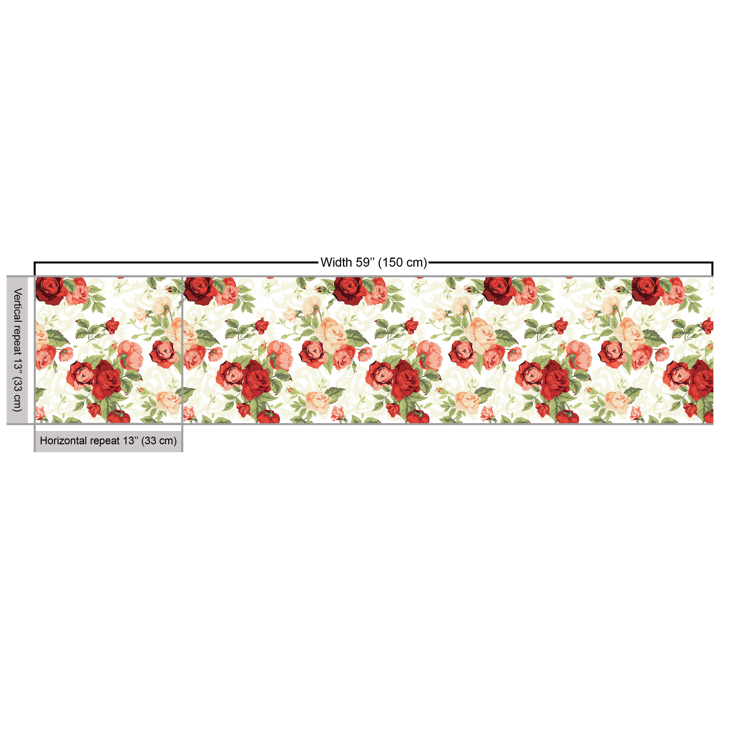 Ambesonne Rose Fabric by the Yard Decorative Upholstery Home Accents - Picture 103 of 164