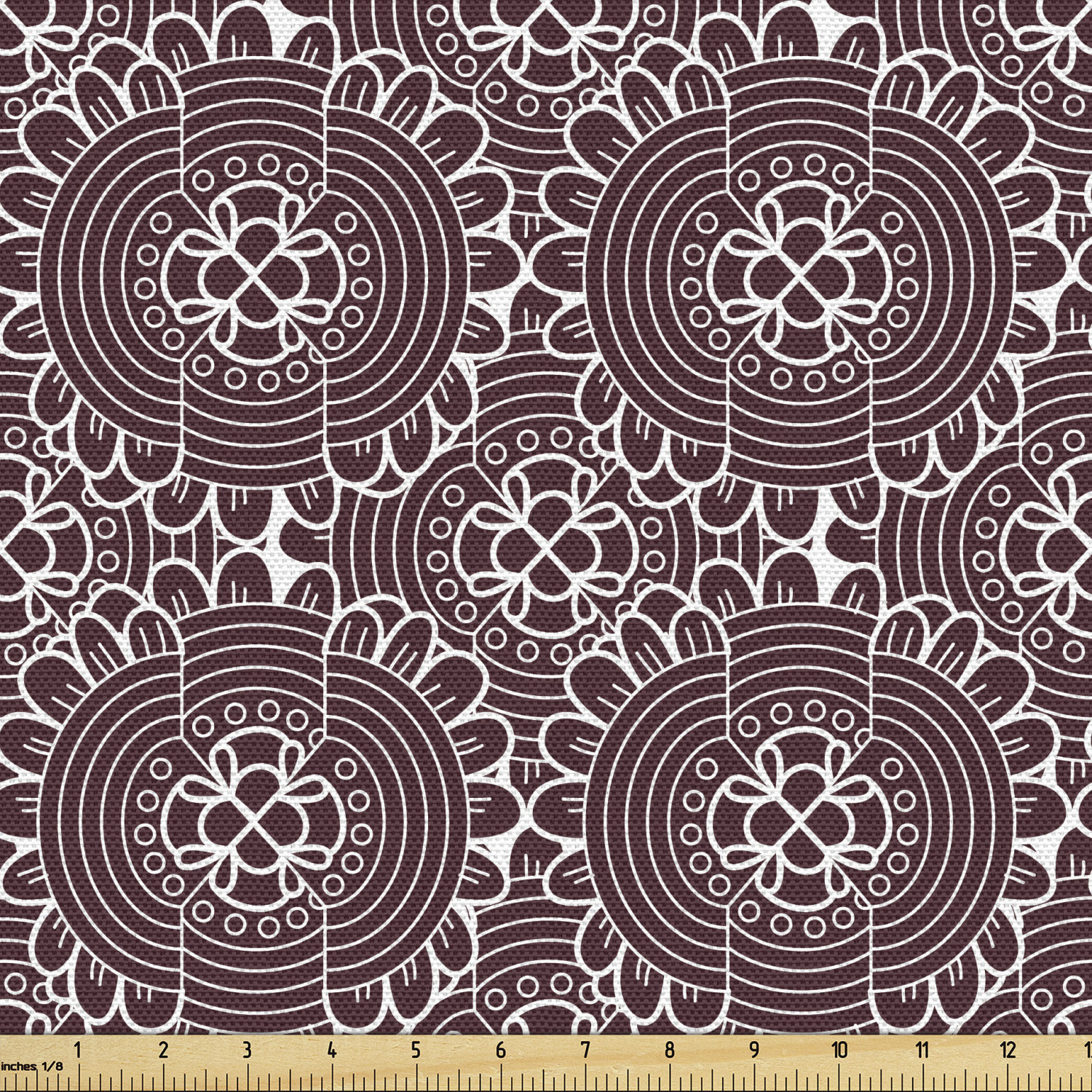 Ambesonne Abstract Design Fabric by the Yard Decorative Upholstery Home Accents