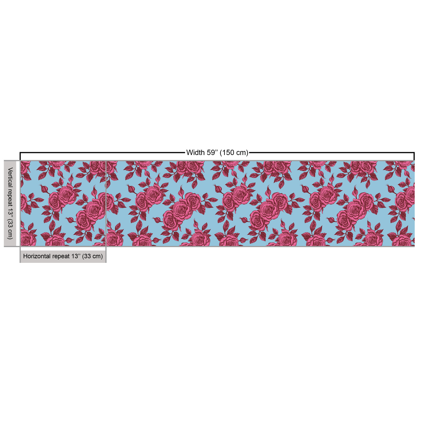 Ambesonne Rose Fabric by the Yard Decorative Upholstery Home Accents - Picture 123 of 164