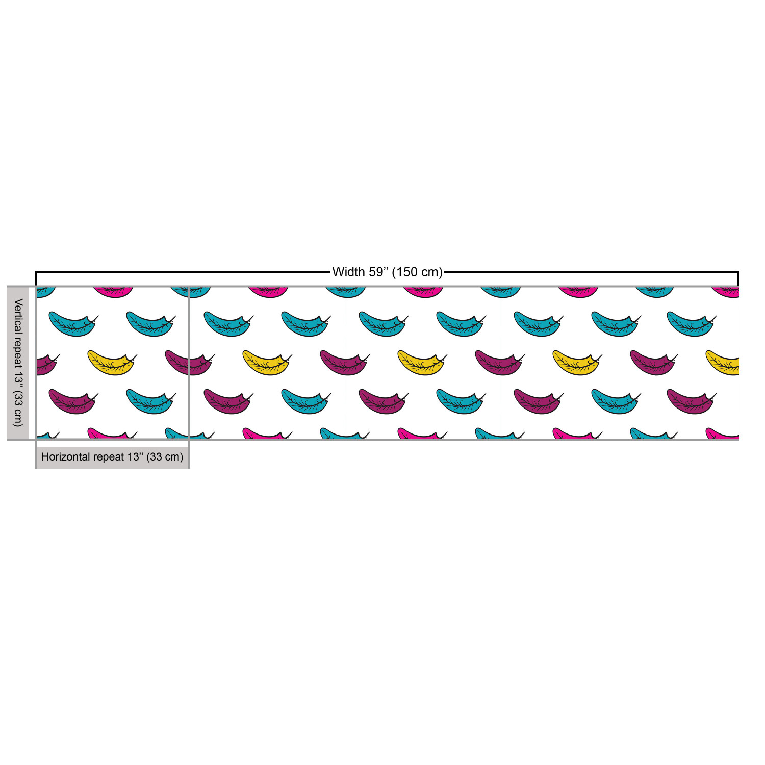 Ambesonne Feather Fabric by the Yard Decorative Upholstery Home Accents - Picture 75 of 160
