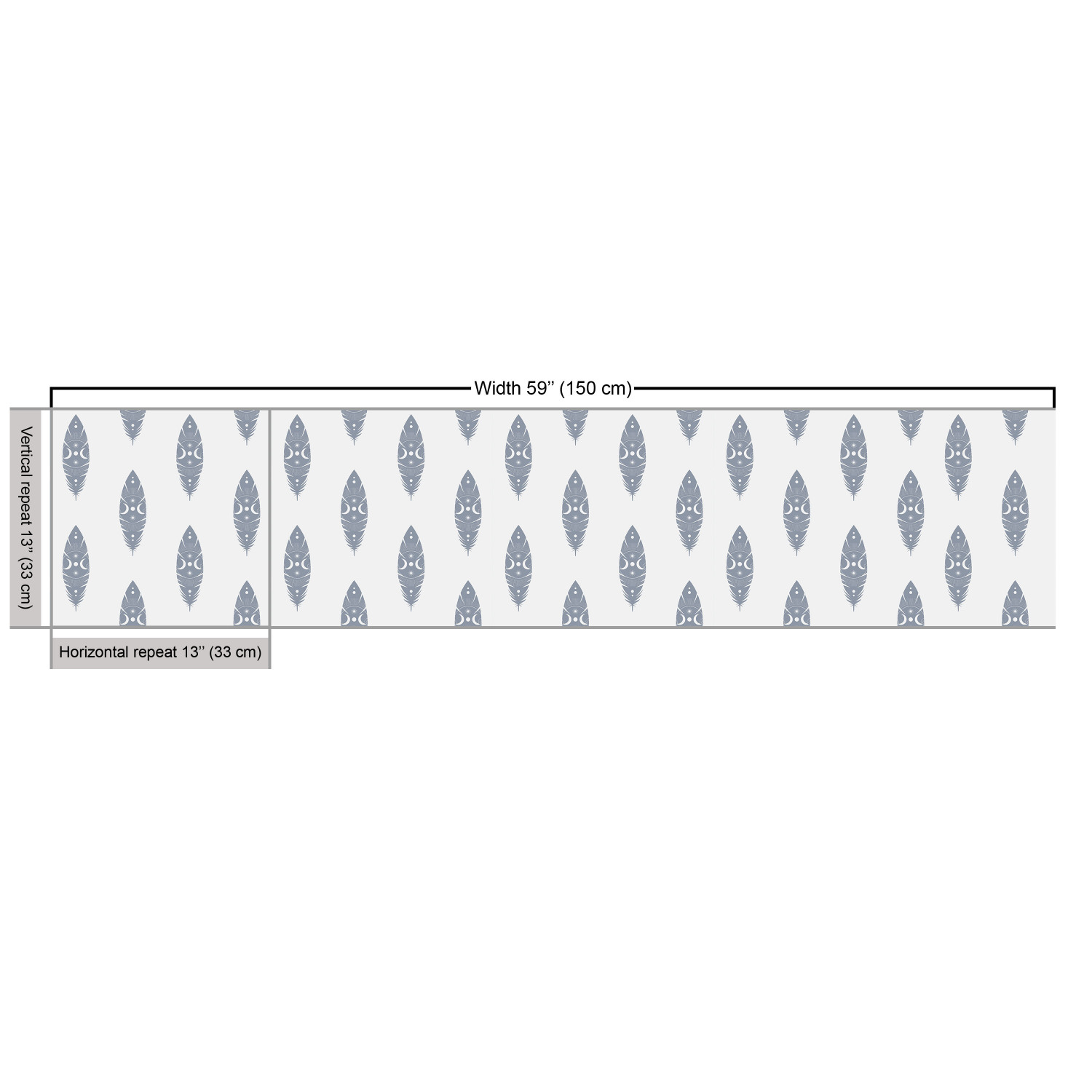 Ambesonne Feather Fabric by the Yard Decorative Upholstery Home Accents - Picture 63 of 160
