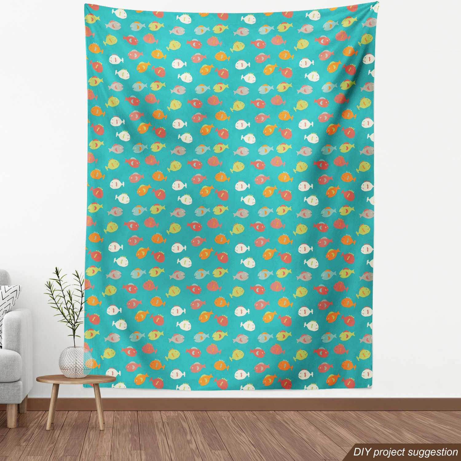 Indoor Outdoor Fabric by the Yard Upholstery Home Accents by Ambesonne - Picture 68 of 164