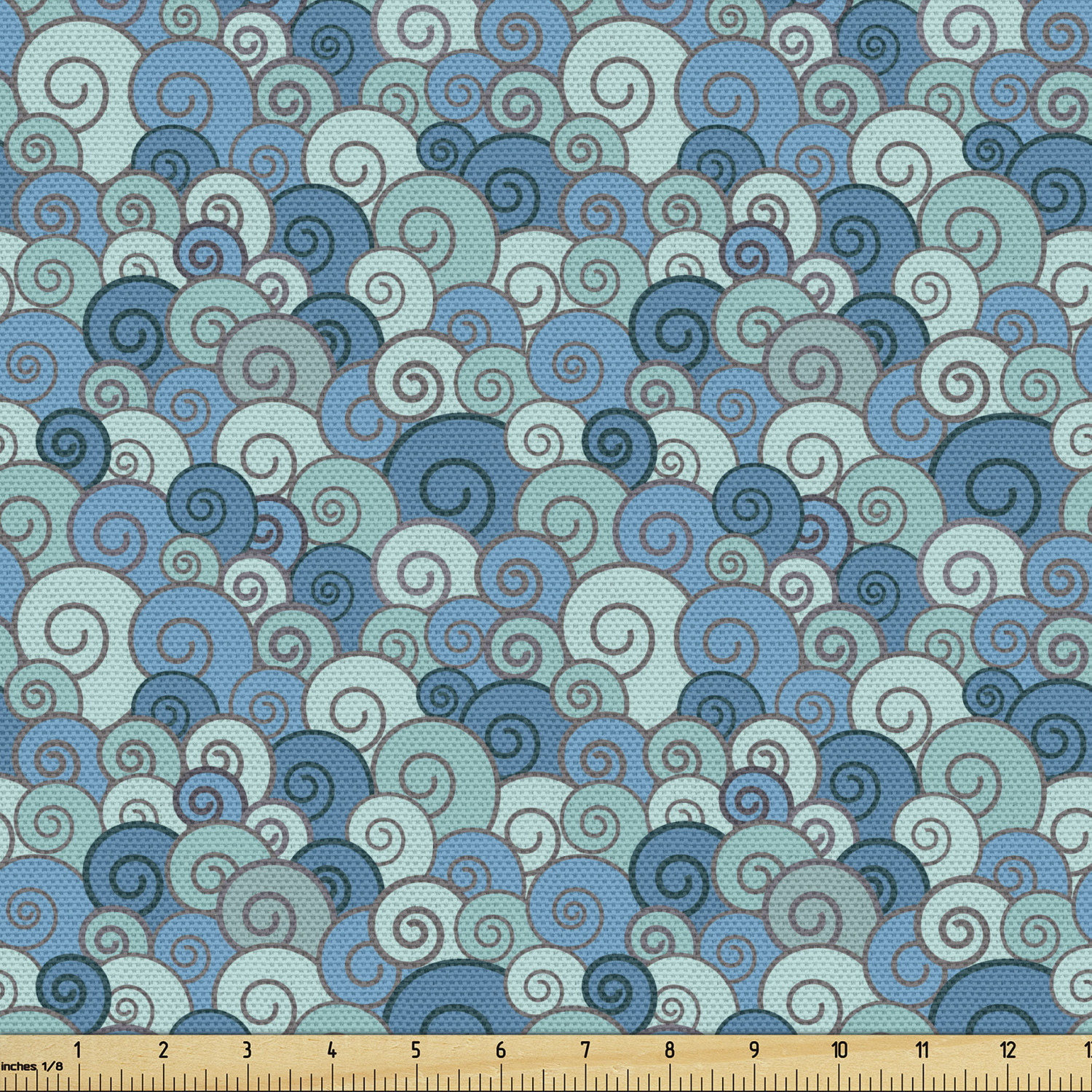 Indoor Outdoor Fabric by the Yard Upholstery Home Accents by Ambesonne - Picture 161 of 164