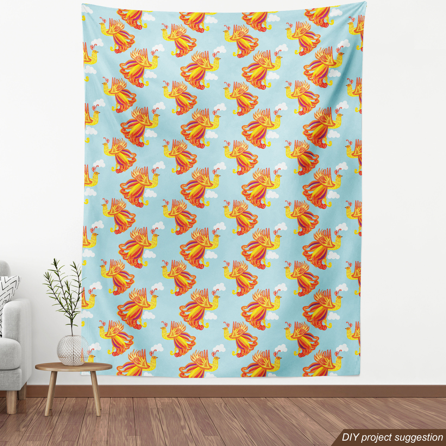 Indoor Outdoor Fabric by the Yard Upholstery Home Accents by Ambesonne - Picture 84 of 164