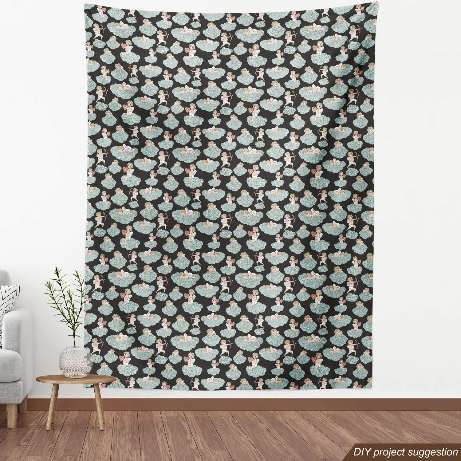 Indoor Outdoor Fabric by the Yard Upholstery Home Accents by Ambesonne - Picture 36 of 164