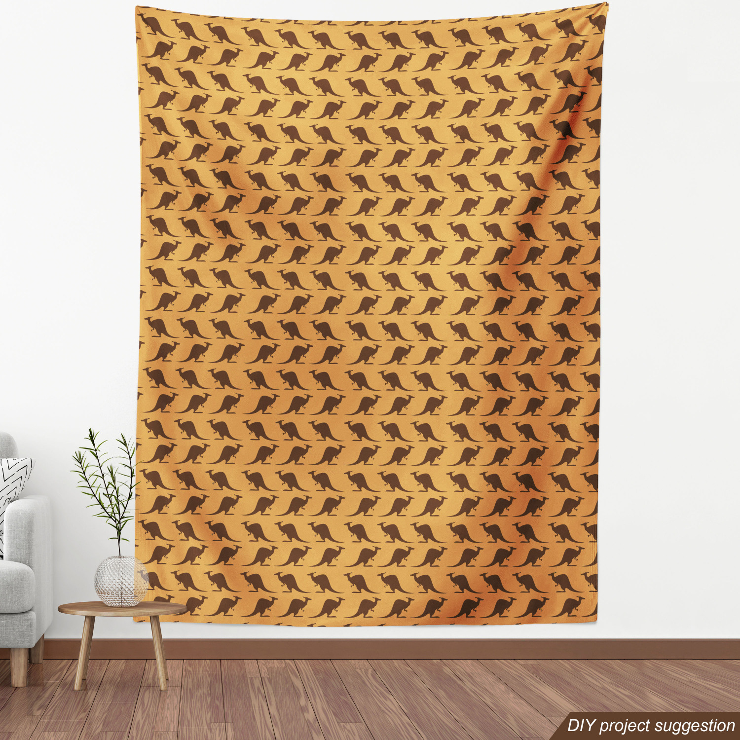 Indoor Outdoor Fabric by the Yard Upholstery Home Accents by Ambesonne - Picture 64 of 164