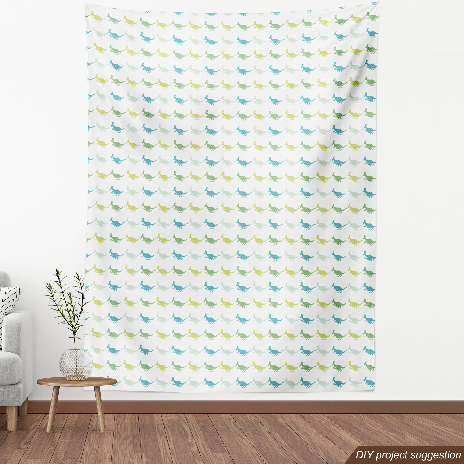 Indoor Outdoor Fabric by the Yard Upholstery Home Accents by Ambesonne - Picture 32 of 164