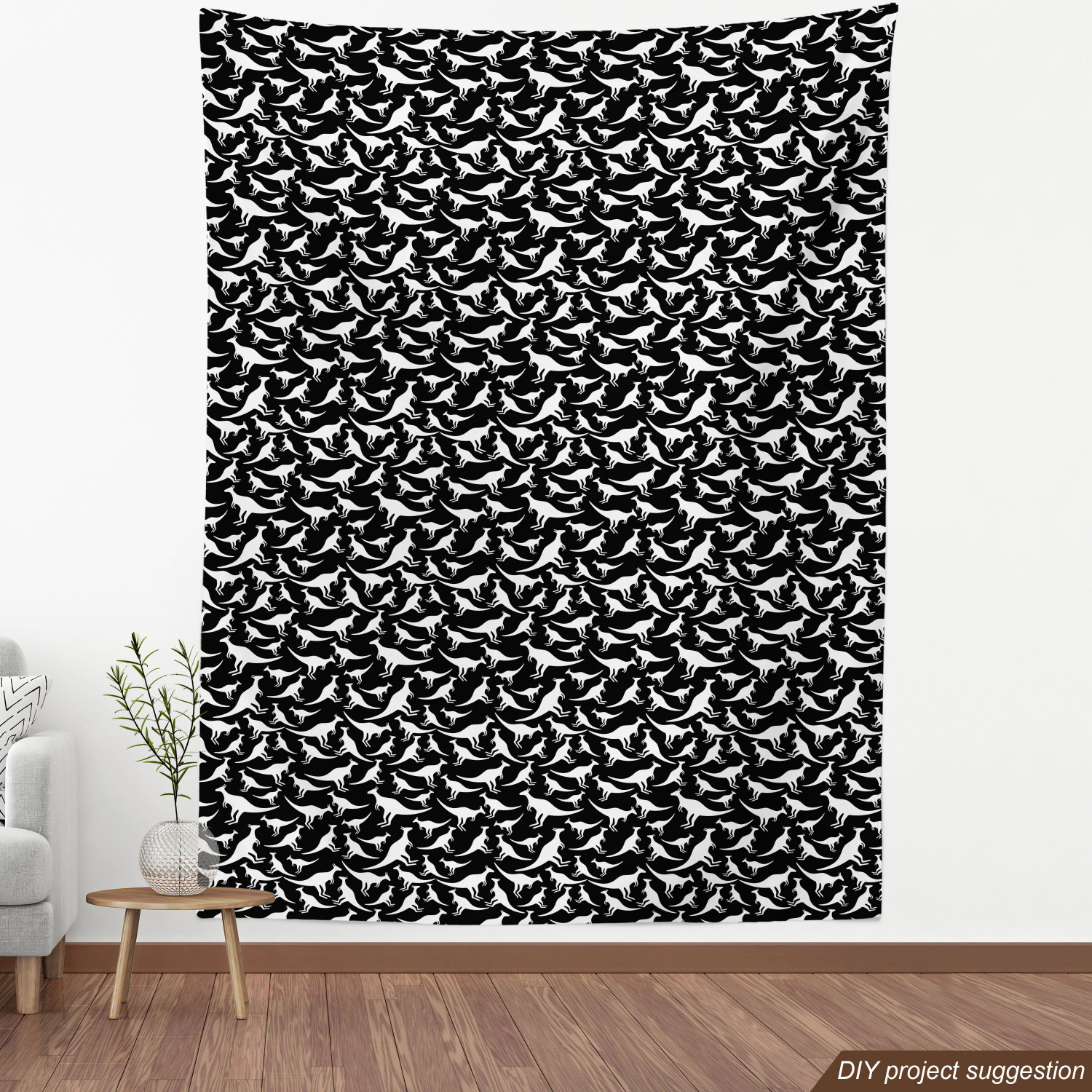 Indoor Outdoor Fabric by the Yard Upholstery Home Accents by Ambesonne - Picture 104 of 164