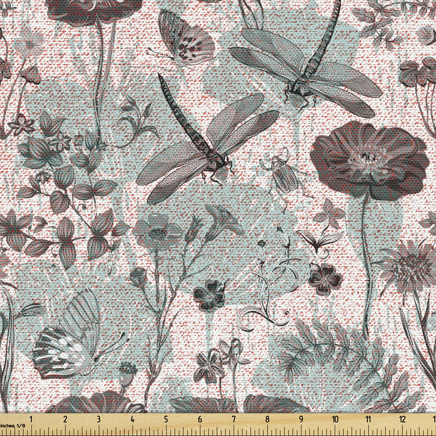 Ambesonne Indoor Outdoor Fabric by the Yard Upholstery Home Accents Decor - Picture 37 of 164