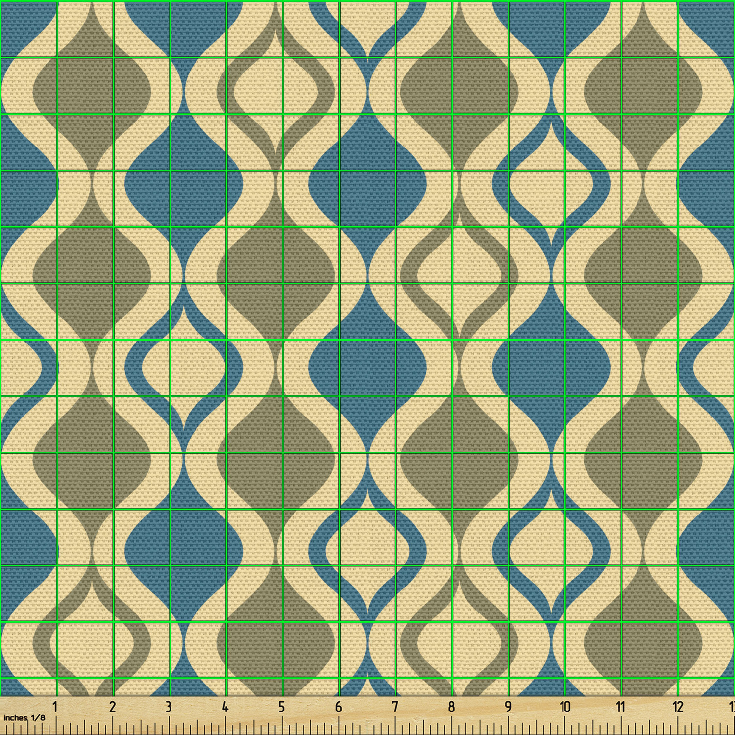 Ambesonne Indoor Outdoor Fabric by the Yard Upholstery Home Accents Decor - Picture 154 of 164