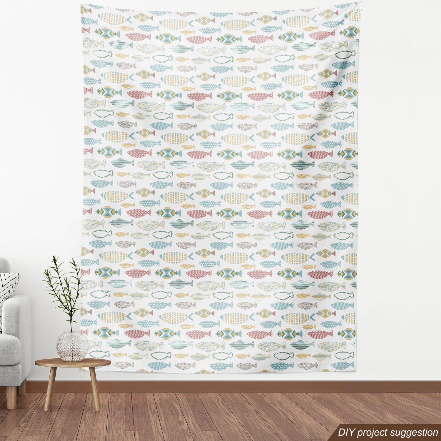 Ambesonne Indoor Outdoor Fabric by the Yard Upholstery Home Accents Decor - Picture 84 of 164