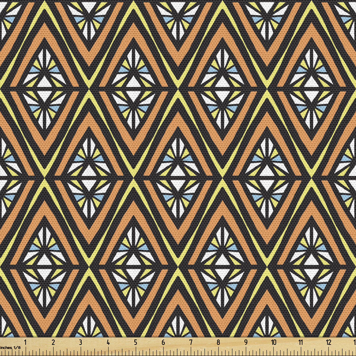 Ambesonne Abstract Design Fabric by the Yard Decorative Upholstery Home Accents