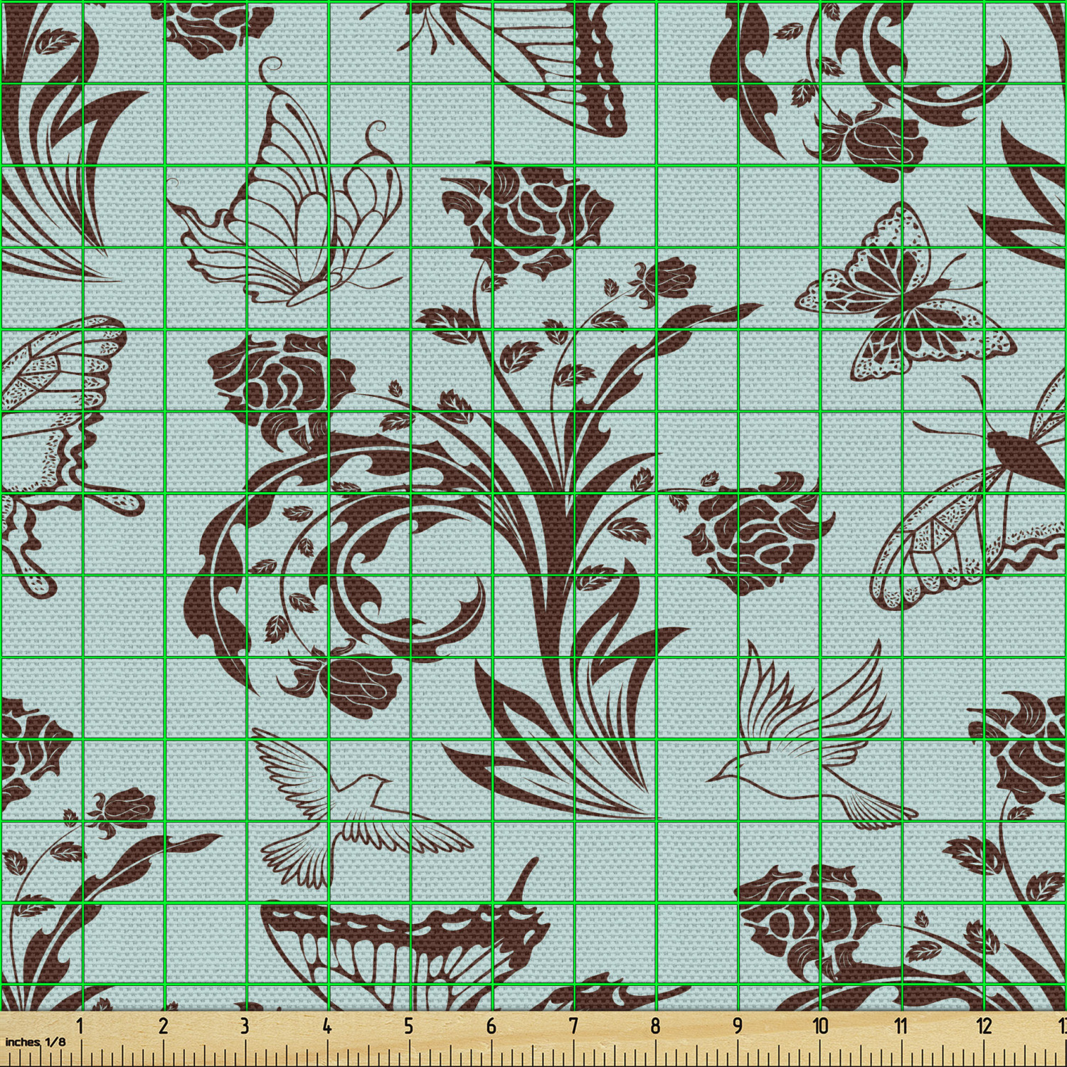 Ambesonne Fabric by The Yard Decorative Upholstery and Fabric for Home Accents - Picture 18 of 164