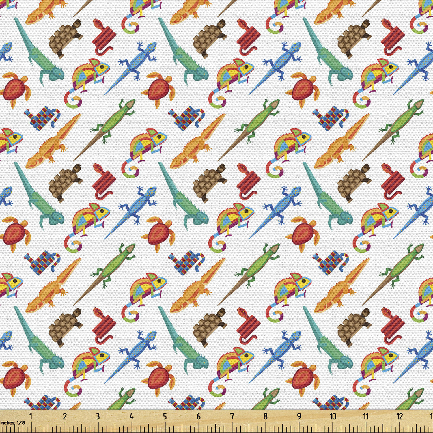 Ambesonne Fabric by The Yard Decorative Upholstery and Fabric for Home Accents - Picture 37 of 164