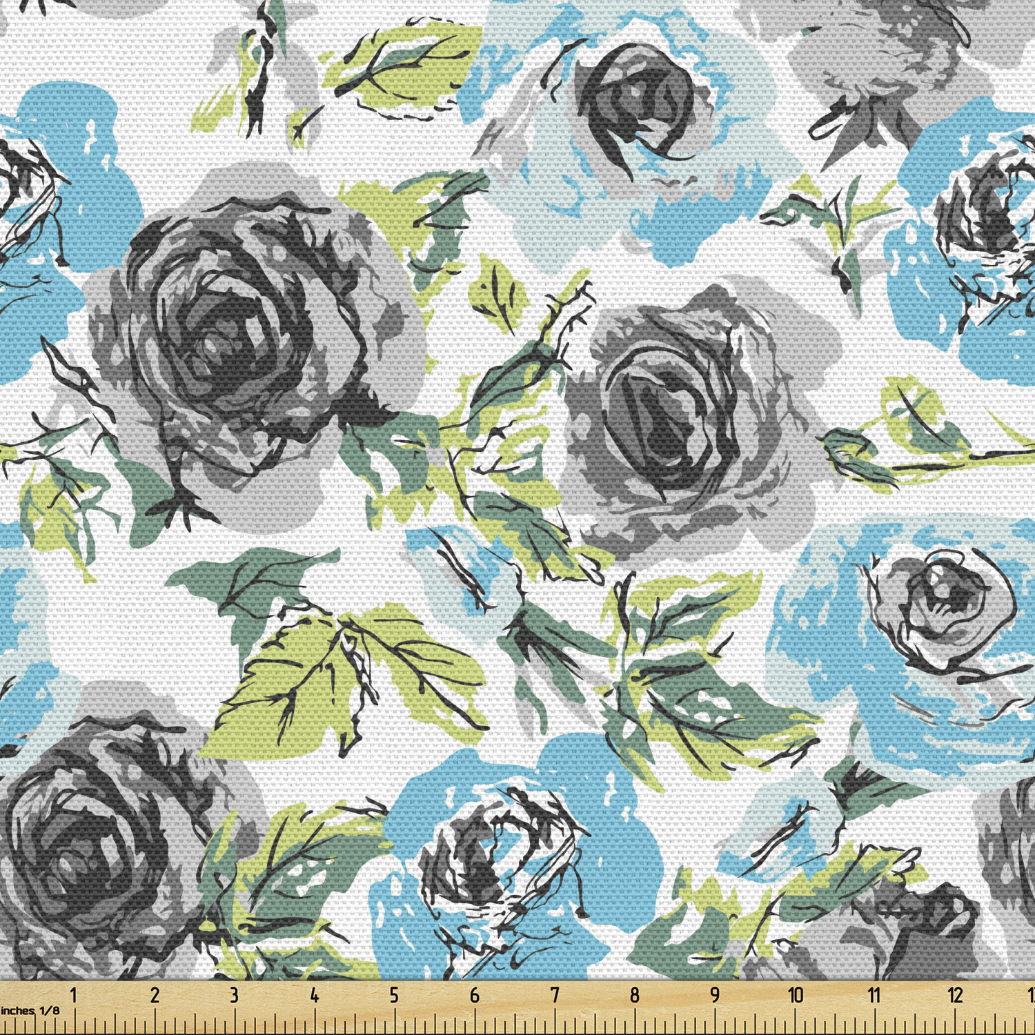 Ambesonne Rose Fabric by the Yard Decorative Upholstery Home Accents - Picture 153 of 164