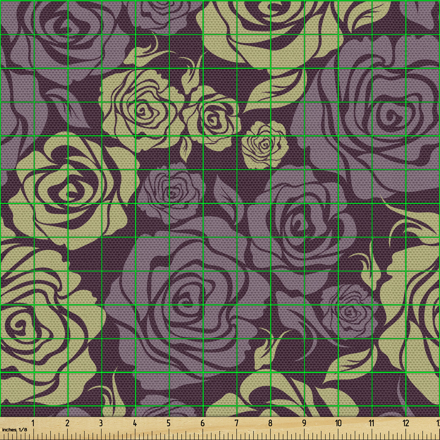 Ambesonne Rose Fabric by the Yard Decorative Upholstery Home Accents - Picture 58 of 164