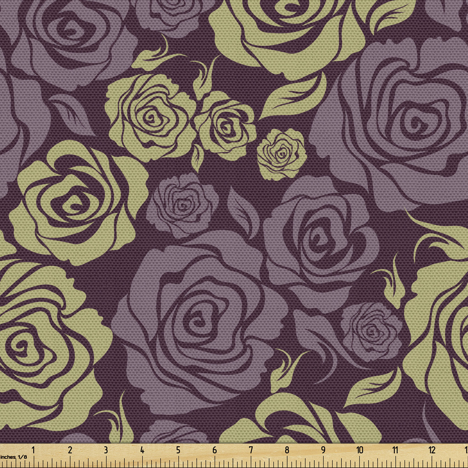 Ambesonne Rose Fabric by the Yard Decorative Upholstery Home Accents - Picture 57 of 164