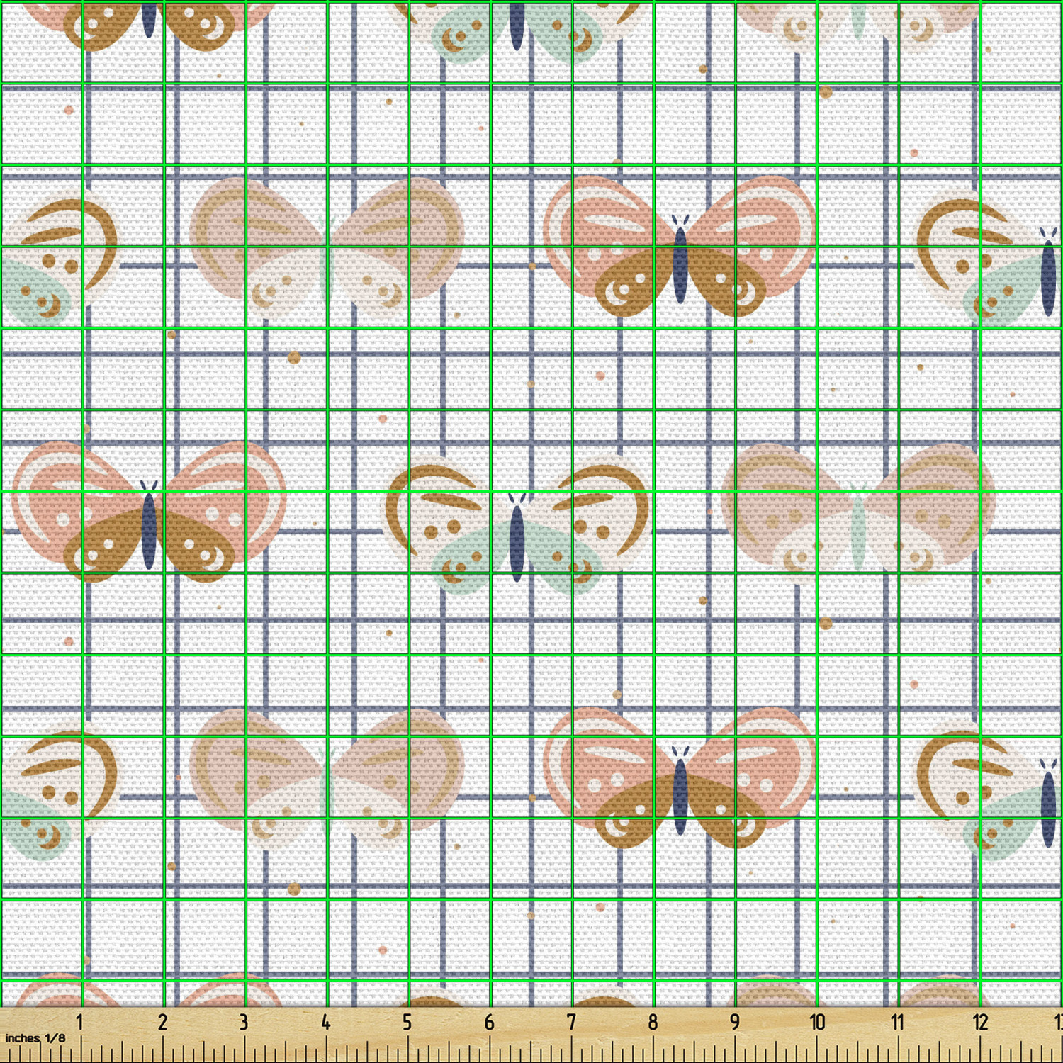 Ambesonne Sketch Design Fabric by the Yard Decorative Upholstery Home Accents - Picture 18 of 160