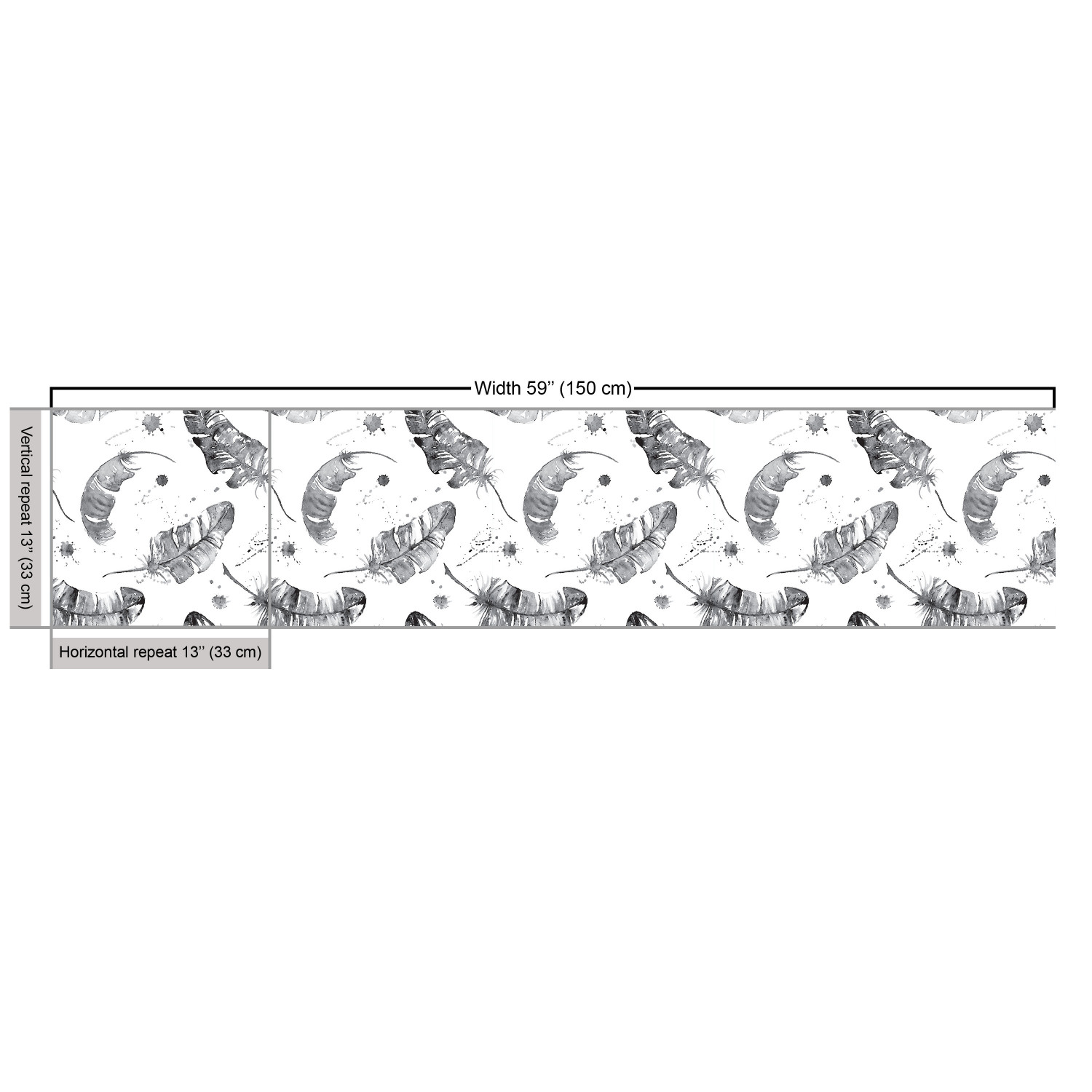 Ambesonne Feather Fabric by the Yard Decorative Upholstery Home Accents - Picture 91 of 160